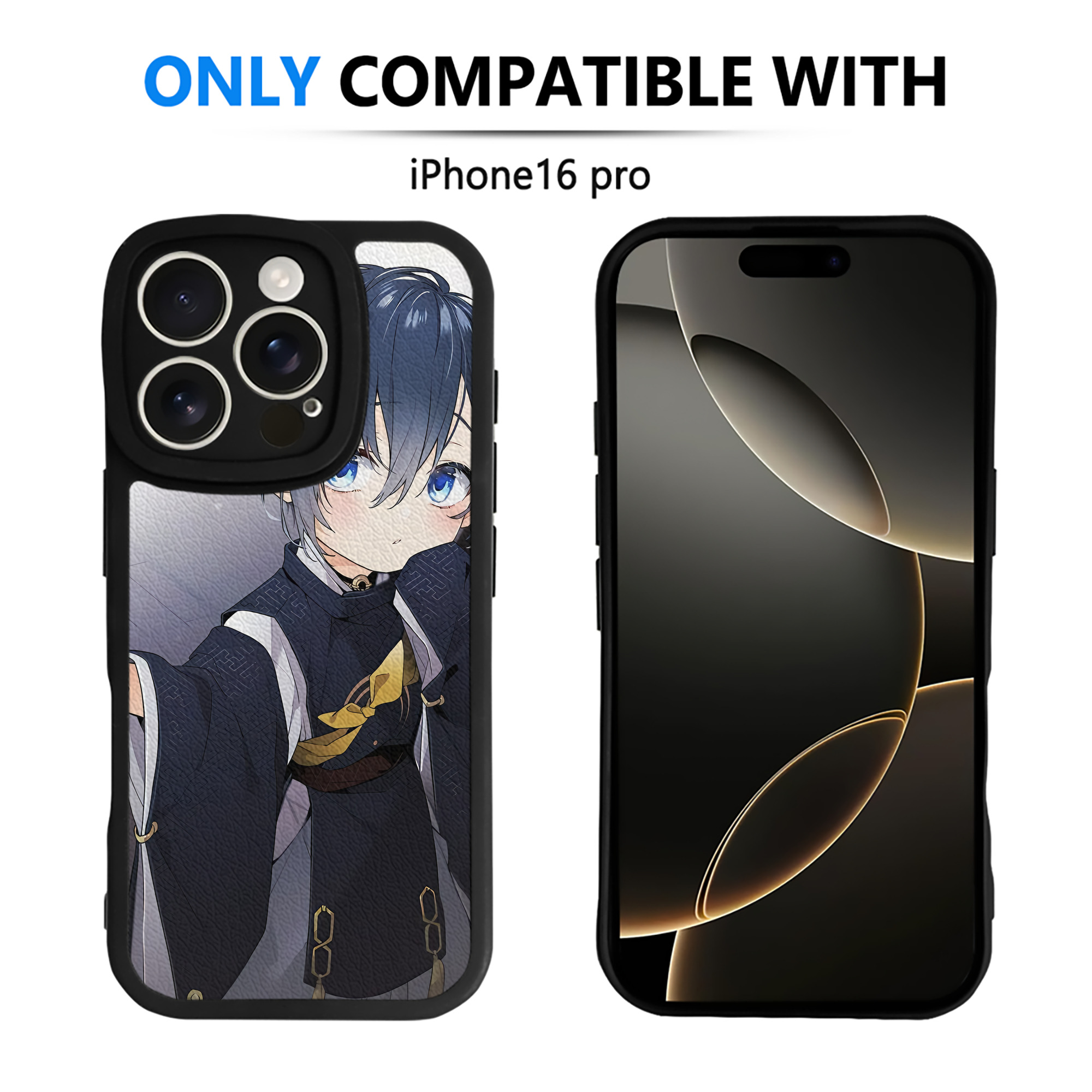 （画像用） 刀剣乱舞 Touken Ranbu 【iPhone 16シリーズ対応】シリコンスマホケース（レザー調） 材質：シリコン